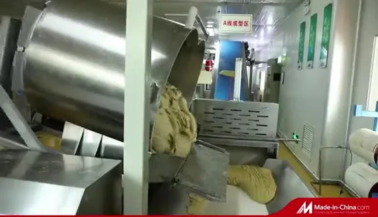 Линия по производству печенья с содовой и крекерами с машиной для изготовления печенья.