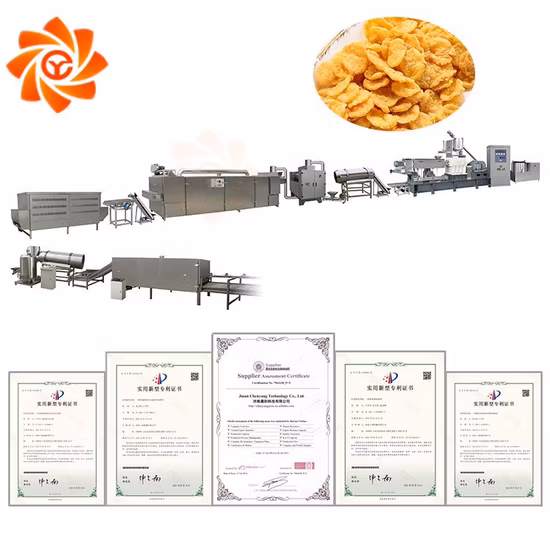Кукурузные хлопья Зерновые завтраки Воздушные кукурузные палочки Кудри Чипсы Начинка для сердцевин Закуска Панко Хлебная крошка Питание Каши Пищевое оборудование Производственная линия по переработке